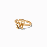 Claire's Club Butterfly Gold-tone Enamel Rings - 5 Pack