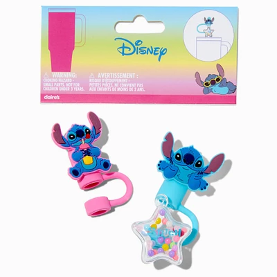 Disney Stitch Claire's Exclusive Summer Straw Covers - 2 Pack