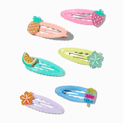 Claire's Club Summer Fruit Snap Hair Clips