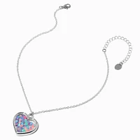 Claire's Club Shaker Heart Pendant Necklace