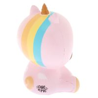 Pink Unicorn Water-Filled Heart Glitter Pen