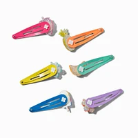 Claire's Club Summer Icons Snap Hair Clips - 6 Pack