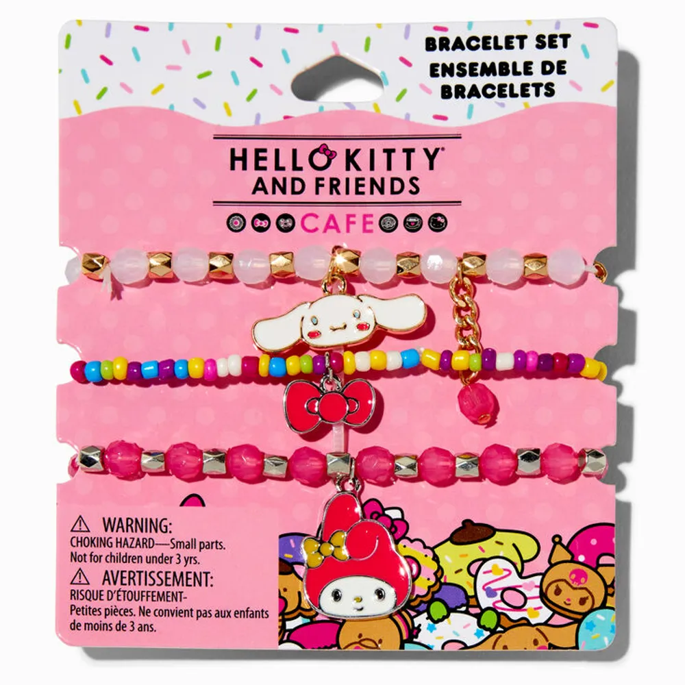 Claire's Hello Kitty® And Friends Cafe Stretch Bracelet Set - 3 Pack