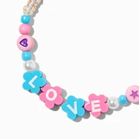 Love Beaded Adjustable Bracelet