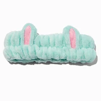 Teal Bunny Furry Makeup Headwrap