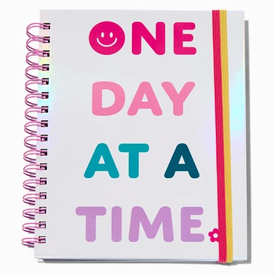 "One Day At A Time" Spiral Planner