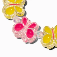 Claire's Club Butterfly Disc Stretch Bracelet