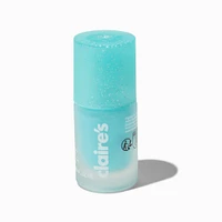 Matte Effect Vegan Nail Polish - Mint Glitter