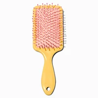 Yellow Daisy Paddle Hair Brush