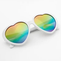 Claire's Club Rainbow Heart Sunglasses