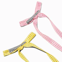 Claire's Club Gingham Hair Bows - 4 Pack