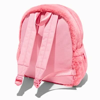 Claire's Club Furry Pink Cat Dome Backpack