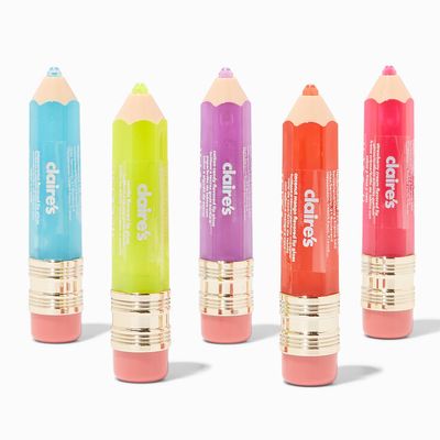 Rainbow Pencil Lip Gloss Set (5 Pack)