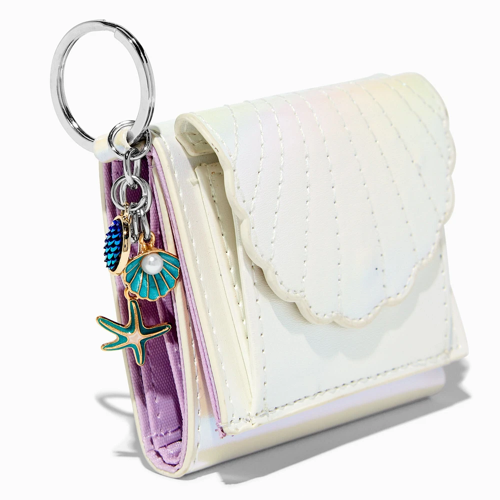 Iridescent Seashell Trifold Wallet