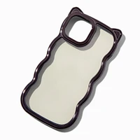 Black Cat Trim Wavy Phone Case - Fits iPhone® 13/14/15