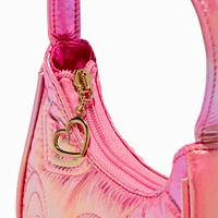 Claire's Club Pink Quilted Heart Shoulder Bag