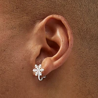 Snowflake Clip-On Stud Earrings