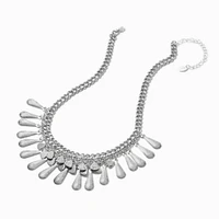 Silver-tone Western Statement Necklace