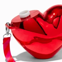 Red Heart Lanyard Water Bottle