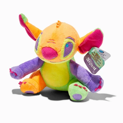 Disney Stitch 6'' Multicolored Blacklight Plush Toy