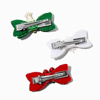 Christmas Icons Sequin Hair Clips - 6 Pack