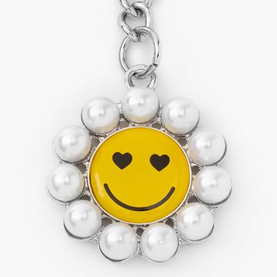 Best Friends Pearl Happy Face Keychains (2 pack)