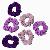 Tonal Purple Hair Scrunchies - 6 Pack