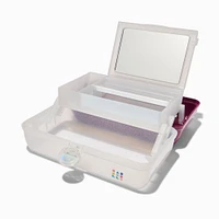 Caboodles® White & Red On The Go Girl™ Makeup Case