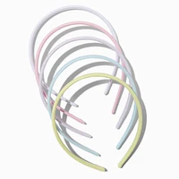 Claire's Club Pastel Rope Plastic Headbands - 5 Pack