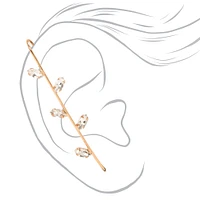 Gold Leaf Ear Cuff Pin