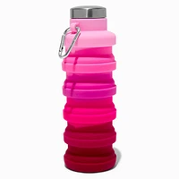 Collapsible Pink Ombré Water Bottle