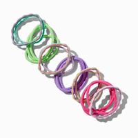 Neon Bubble Hair Ties - 16 Pack