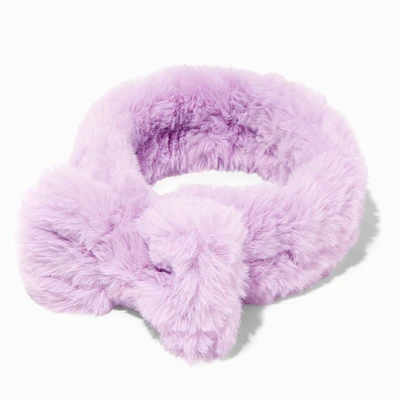 Furry Makeup Bow Headwrap