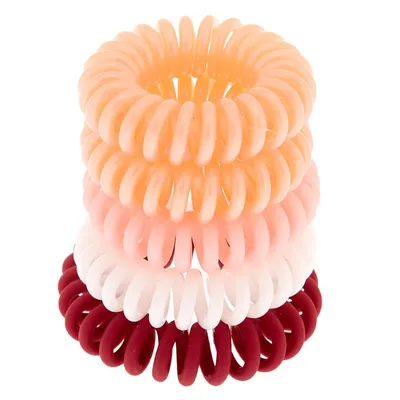Mini Berry Spiral Hair Ties - 5 Pack