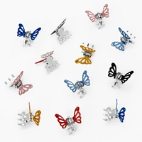 Fall Butterfly Mini Hair Claws - 12 Pack