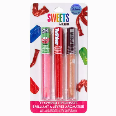 Hershey's® Sweets by Hershey Claire's Exclusive Flavored Lip Gloss Set - 3 Pack