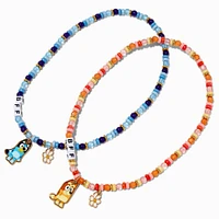 Bluey Best Friends Beaded Necklace Set - 2 Pack