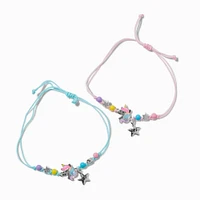 Best Friends Glow-In-The-Dark Unicorn Multi-Strand Bracelets - 2 Pack