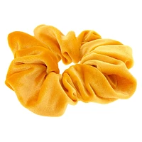 Medium Velvet Hair Scrunchie - Mustard