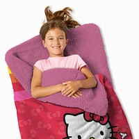 Hello Kitty® Pink Pride Silk Touch Throw Blanket Sherpa Slumber Bag (ds)