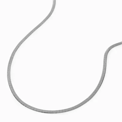 C LUXE by Claire's Sterling Silver Plated Snake Chain Necklace