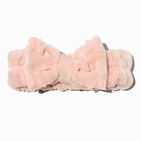 Pink Butterfly Makeup Bow Headwrap