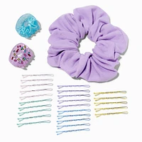 Shopping Cart Scrunchie & Hair Clip Set