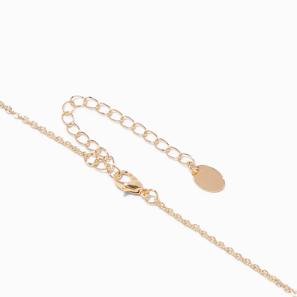 Gold-tone & Pearl Choker Necklace