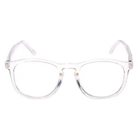 Solar Blue Light Reducing Round Retro Clear Lens Frames