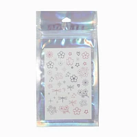 Pink & Purple Floral Temporary Tattoos