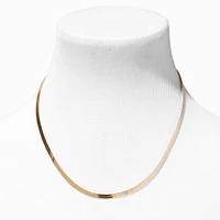 C LUXE by Claire's 18k Yellow Gold Plated Snake Chain Necklace