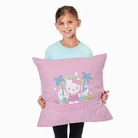 Hello Kitty® Palm Tree Printed Throw Pillow (ds)