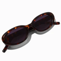 Tortoiseshell Oval Sunglasses