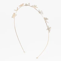 Rose Gold Pavé Butterfly Headband